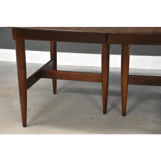 1960s Solid Cherry Dining Table by Willett Furniture For Sale - Image 11 of 12