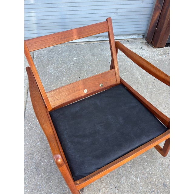 1960s Ole Wanscher Danish Teak Rocke for France and Sons For Sale - Image 9 of 11