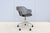 Modern Italian Modern Antonio Citterio for B&b Italia Iuta Swivel Desk Task Chair, Gray Leather For Sale - Image 3 of 18