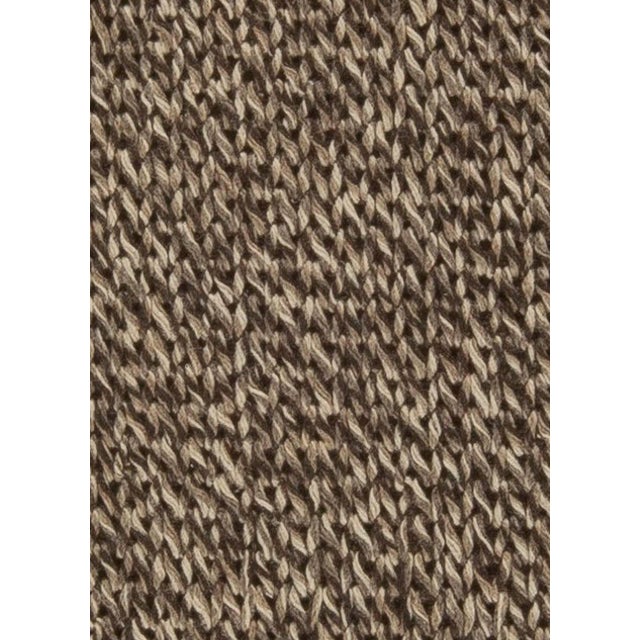 Modern Solid Handwoven Runner by Doris Leslie Blau Size: 4'0" × 13'7" (121 × 414 cm). This contemporary handwoven runner...
