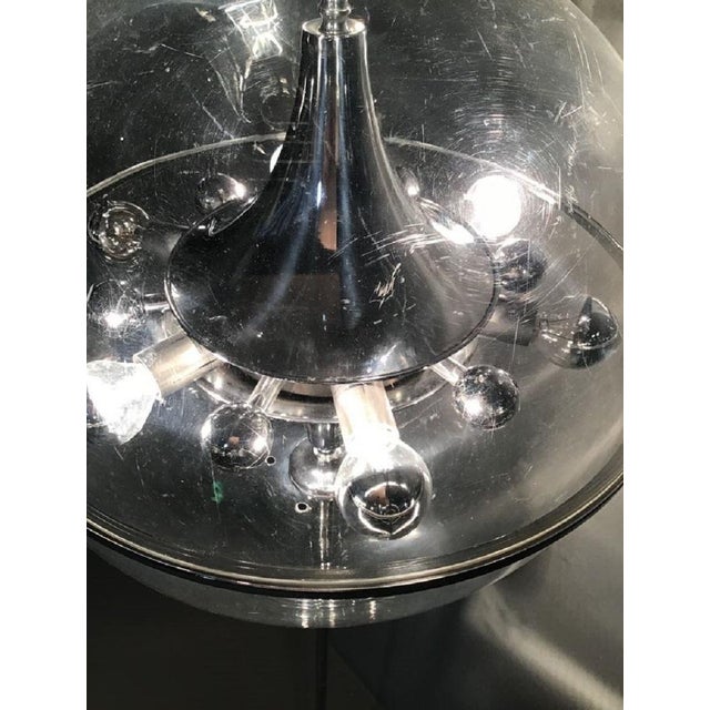 Space Age Italian Acrylic Glass and Steel Floor Lamp from OfficinadiRicerca, 1960s For Sale - Image 15 of 18