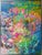 This vibrant oil painting bursts with an array of colors, depicting an abstract landscape that evokes a sense of joy and...