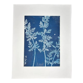 Botanical Impressions No. 09 — Original Acrylic Monoprint Forest Fronds For Sale