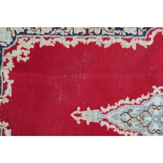 1950s, Vintage 1950s Persian Kerman Rug 2' X 4' For Sale In New York - Image 6 of 11