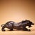 Mid 20th Century Vintage Bronze Recumbent Beast Statue - Gilt Animal Figurine For Sale - Image 5 of 10