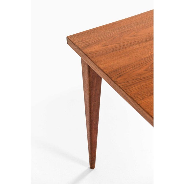 Nanna Ditzel Teak and Cane Dining Table and Chairs by Nanna Ditzel for Poul Kolds, 1950s, Set of 7 For Sale - Image 4 of 13