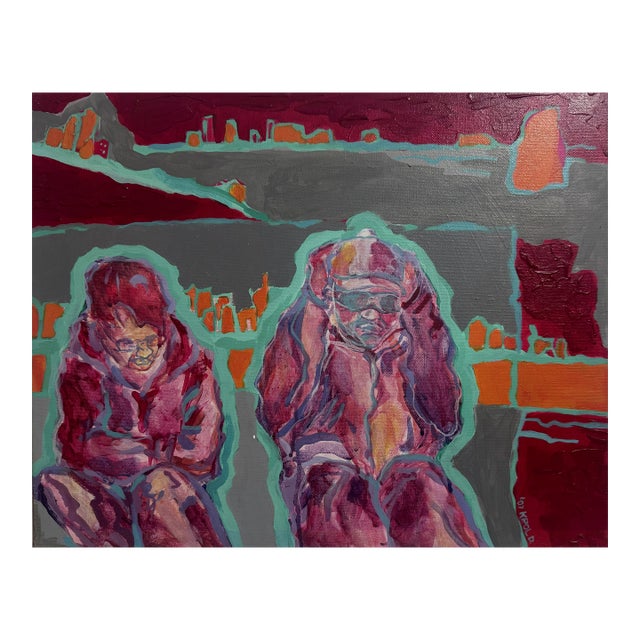 Acrylic on Canvas by Danka Krol For Sale