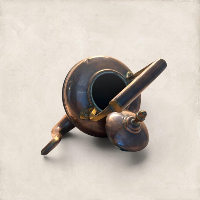 Mid 19th Century Mid 19th Century Large Copper Kettle For Sale - Image 5 of 13