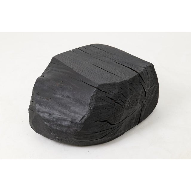 Sculptural Hardwood Stool by Logniture For Sale - Image 9 of 17