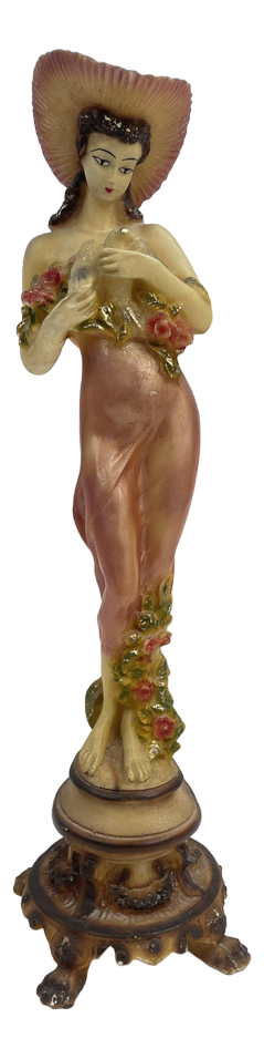 Decorative Figurine Depicting a Floral Woman, 1960s