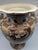 Ceramic Vintage Hand‑Painted Oriental Ceramic Vase With Foo Dog Handles For Sale - Image 7 of 11