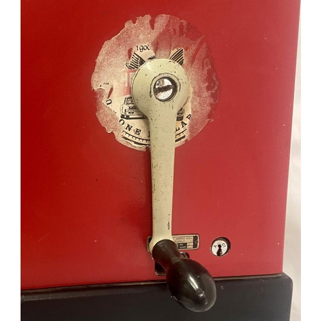 Vintage Red Cash Register from Anker, Germany, 1950s For Sale - Image 6 of 12