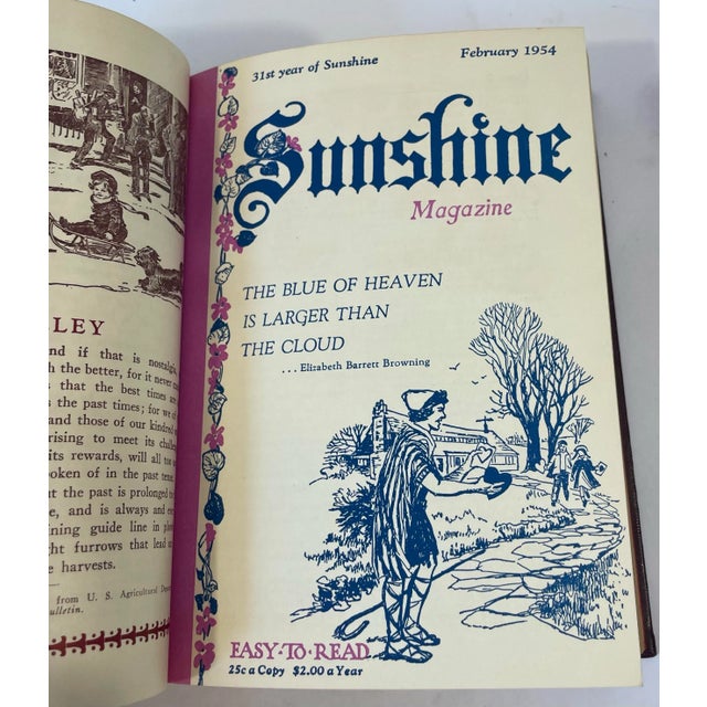1952 & 1954 Sunshine Magazine Books - a Pair For Sale - Image 9 of 10