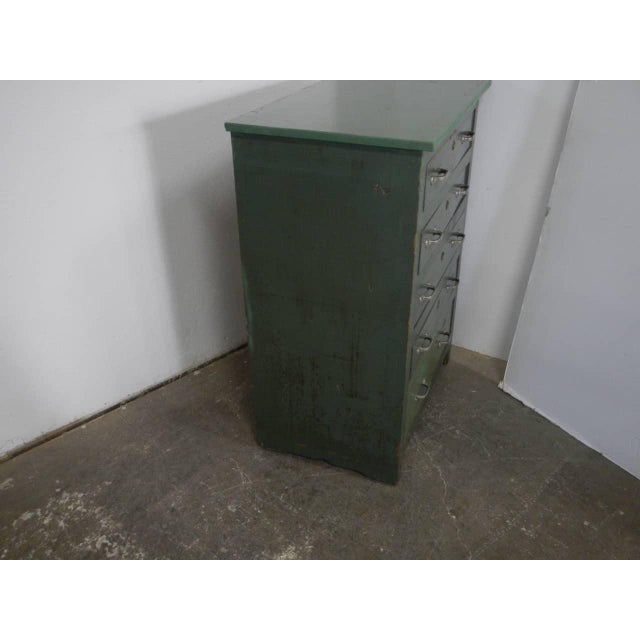 Industrial Textile Industry Chest of Drawers, 1960 For Sale - Image 3 of 12