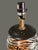 Ceramic Hollywood Regency Decorative Animal Print Tiger Ceramic Table Lamp For Sale - Image 7 of 8
