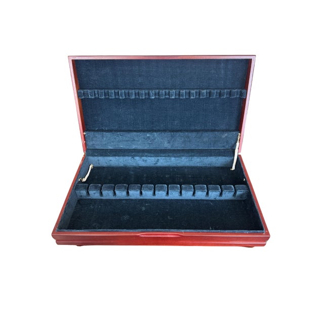 1990s Wallace Golden Corsica Gold Accent 18/10 Stainless Steel Flatware Set for 12, 64 Piece For Sale - Image 15 of 16