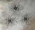 Contemporary MCM-Style 3 Gold Black w/Faux Pearl Wire Flower Wall Hangings 19” Good condition. No damage. Height 19 1/4”...