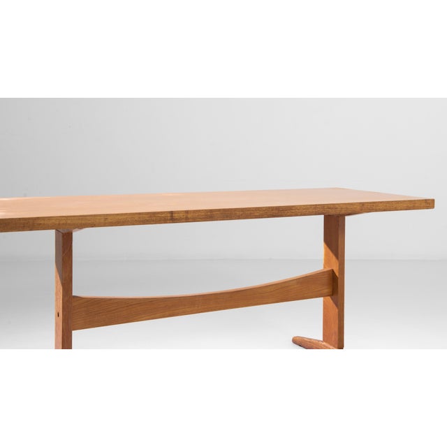 Mid-20th Century Czech Wooden Table For Sale - Image 9 of 11