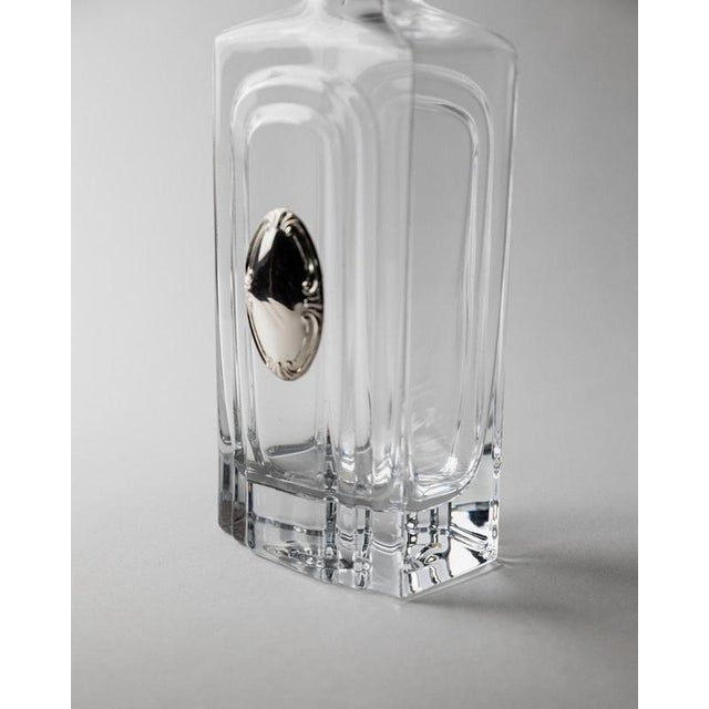 Vintage Glass Decanter in Clear Glass, 1980s For Sale - Image 4 of 13