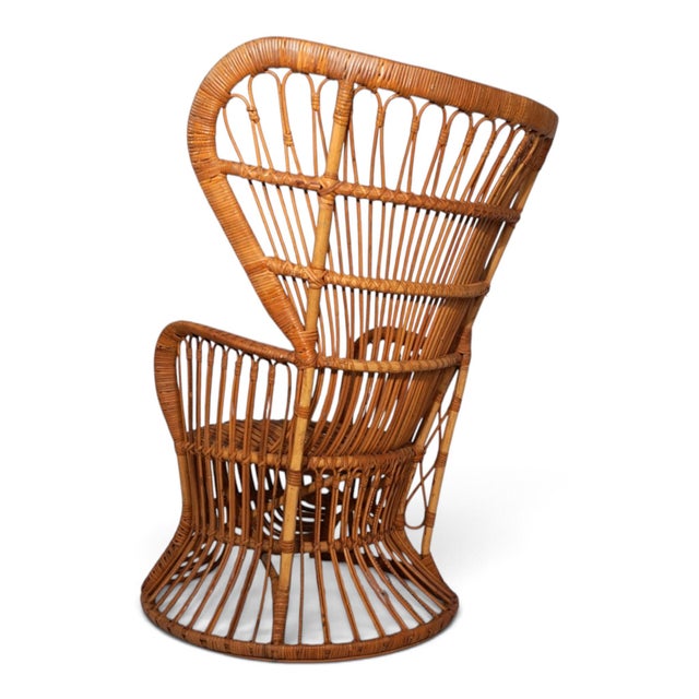 Wood Vintage Rattan Chair from Rohé Noordwolde, 1970 For Sale - Image 7 of 18