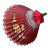 Vintage Asian Paper Umbrella Parasol For Sale