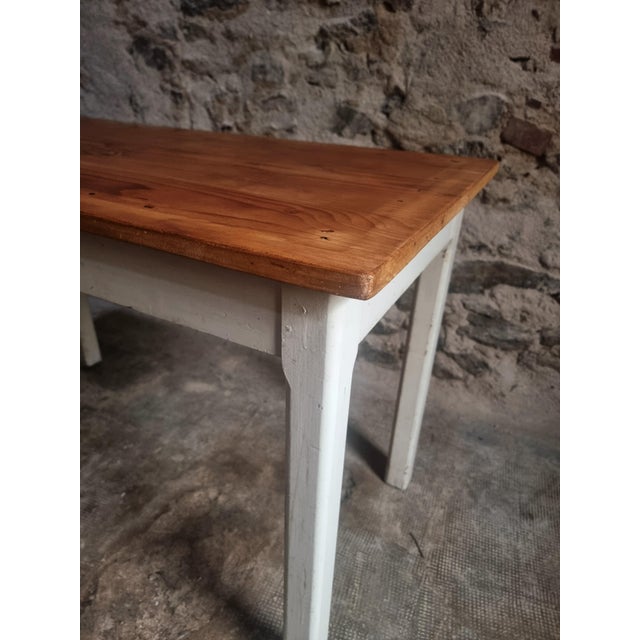 Vintage French Farmhouse Table, 1950s For Sale - Image 4 of 15