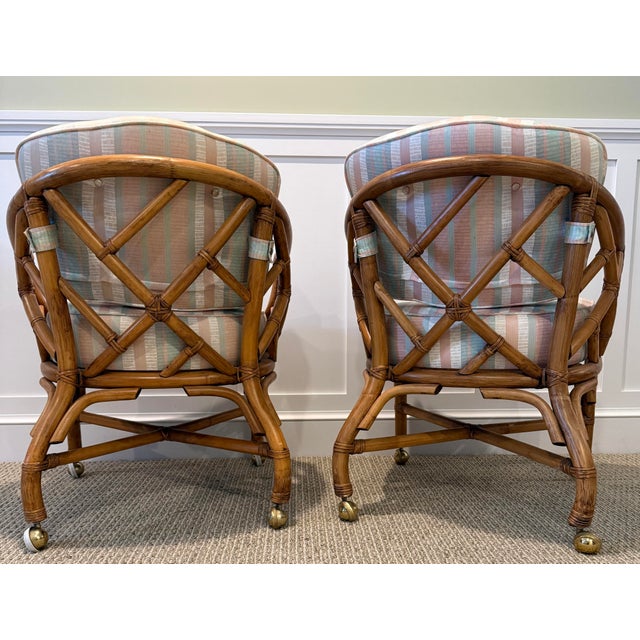 Beautiful set of Ficks Reed dining/occasional chairs. In excellent condition. No major scratches or discoloration....