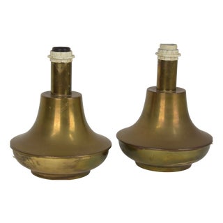Brass Lamps, Italy, 1960s, Set of 2 For Sale