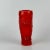 Modern 1990s Vintage Candy Red Glass Vase With Nubby Design, Signed & Numbered For Sale - Image 3 of 12