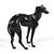 Hollywood Regency Bronze Whippet or Greyhound Dog Sculpture For Sale - Image 3 of 12