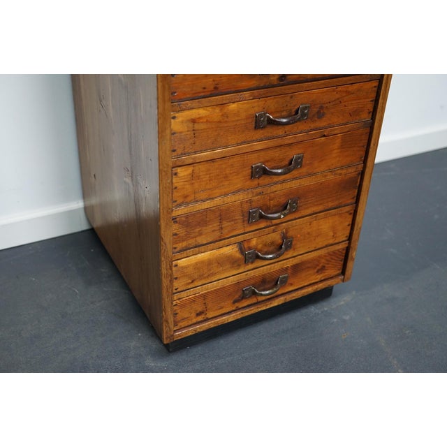 Vintage French Pine Apothecary Cabinet, 1930s For Sale - Image 9 of 14