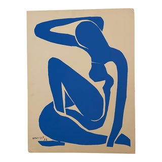 Henri Matisse Nu Bleau I 1952 Blue Nude 1 Fauvism Lithograph Print For Sale