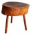 19th Century Butcher Block Side Table, American For Sale