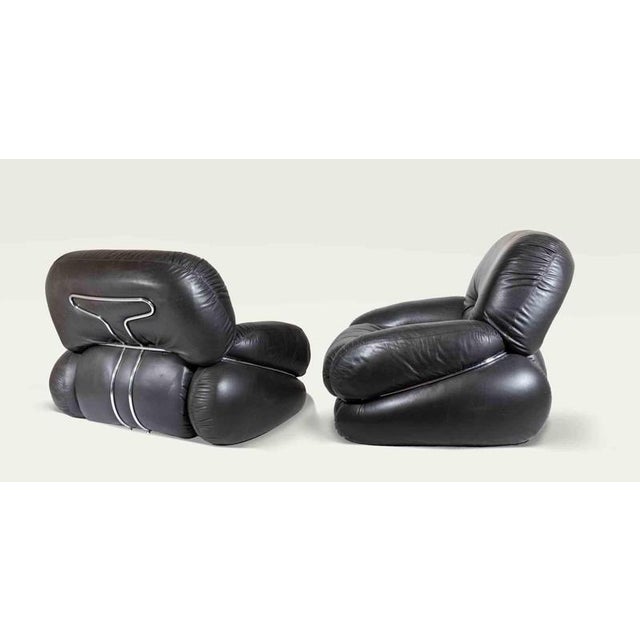 Vintage Space Age Okay Sofa Set by Adriano Piazzesi, 1970s, Set of 3 For Sale - Image 3 of 10