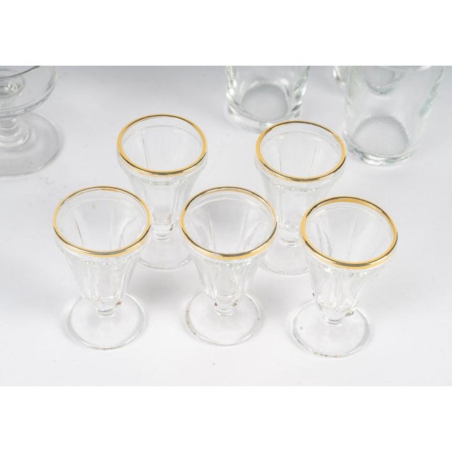 Miniature Goblets and Liqueur Glasses, Set 14 For Sale - Image 6 of 7