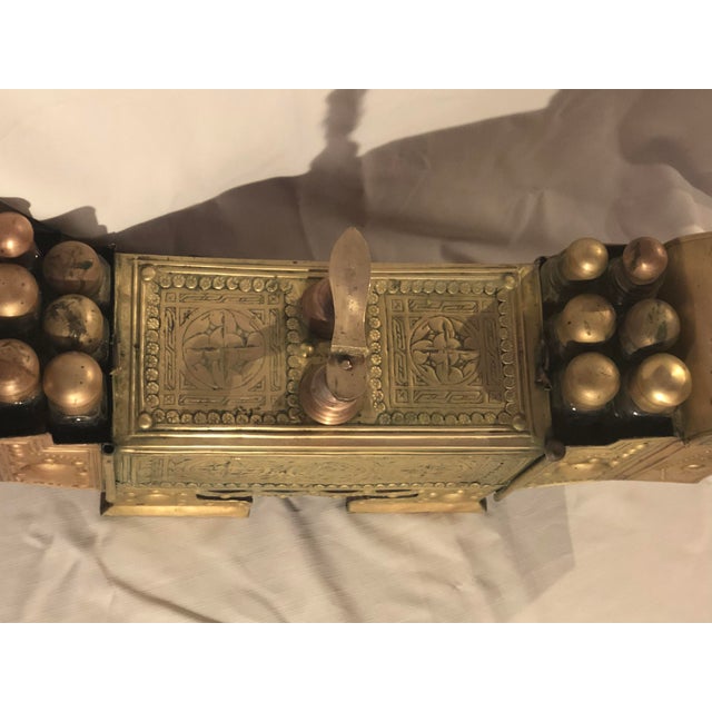 Early 1800s Antique Turkish Brass/Copper Valet Shoe Shine