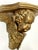 1970s Pair of Vintage Gilded Plaster Winged Cherub Wall Sconce Shelves For Sale - Image 5 of 12