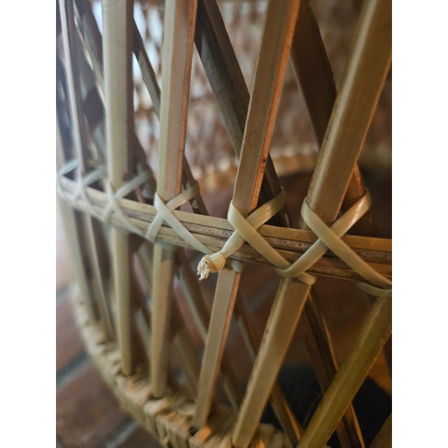 Tan Vintage Boho Chic Plant Stand/Accent Table For Sale - Image 8 of 9