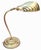 Metal Vintage Brass Shell Desk Lamp, 1930s For Sale - Image 7 of 7