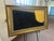Gold and Carbon Painting on Spanish Linen Minimalist Painting, Framed For Sale - Image 4 of 5