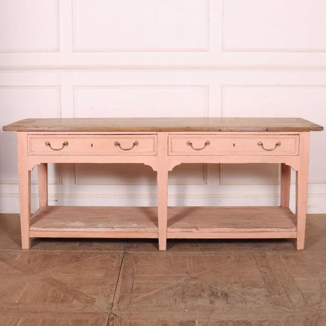 Scottish Farmhouse Potboard Dresser Base For Sale - Image 14 of 14