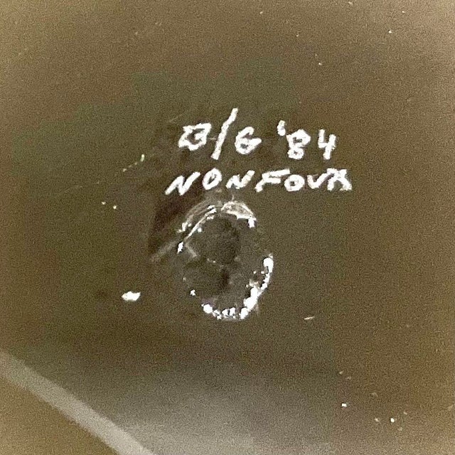 Rare Pair of Baldwin Guggisberg Nonfoux Chargers Circa 1984 For Sale - Image 11 of 11