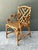 Vintage Chinese Chippendale Bamboo Armchair For Sale - Image 12 of 12