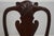 1990s Set of 8 Stickley Damask Upholstered Mahogany Dining Chairs For Sale - Image 5 of 12
