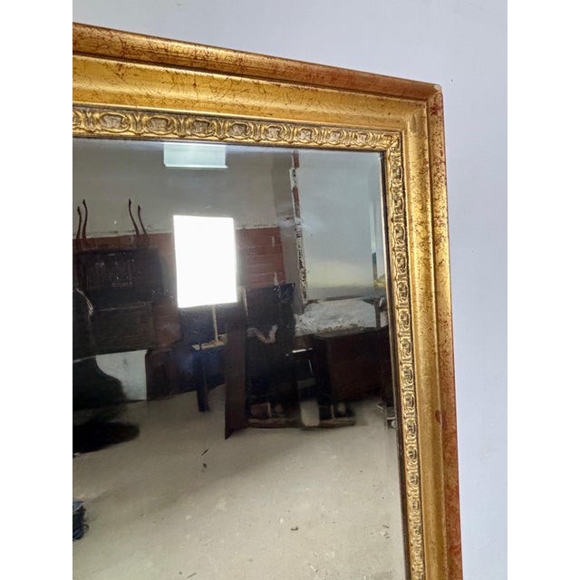 Large Spanish Giltwood Wall Mirror, Mid-20th Century For Sale - Image 12 of 12