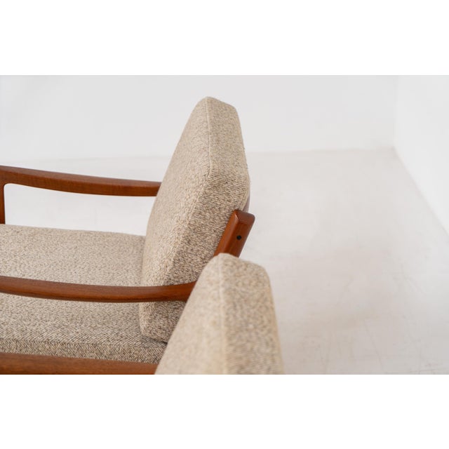 Senator Easy Chairs by Ole Wanscher for France & Son, Set of 2 For Sale - Image 10 of 18
