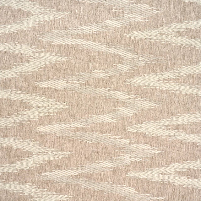 SAMPLE - Schumacher Grand Gesture Fabric In Flax For Sale