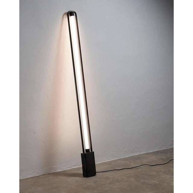 "uno" floor lamp, designed by the trio boccato, gigante & zambusi for zerbetto in the 1970s. A classic of the high-tech...