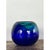 Late 20th Century Vintage Blue and Green Glass Sphere Vase For Sale - Image 5 of 12
