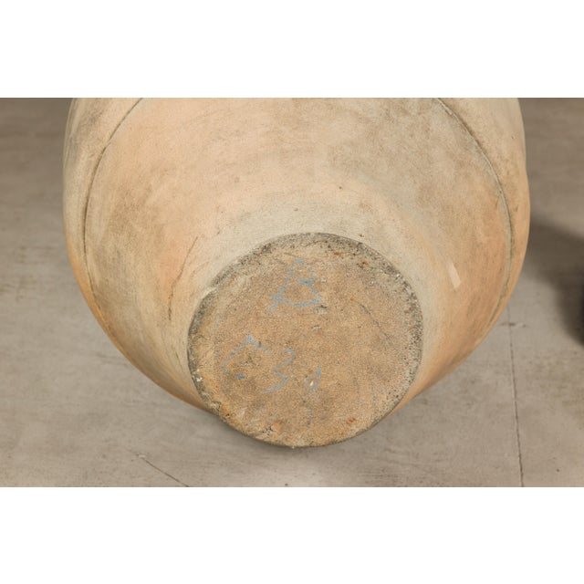 Antique Japanese Shigaraki Pottery Grain Storage Jar with Weathered Patina For Sale In New York - Image 6 of 15
